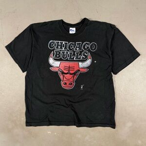 Vintage 90s NBA Pro Player Chicago Bulls Retro Essential Tee T-Shirt Size 2XL